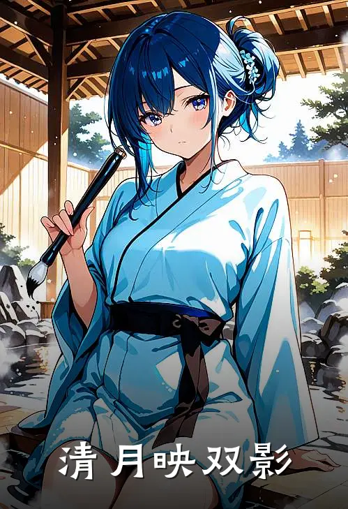 清月映双影