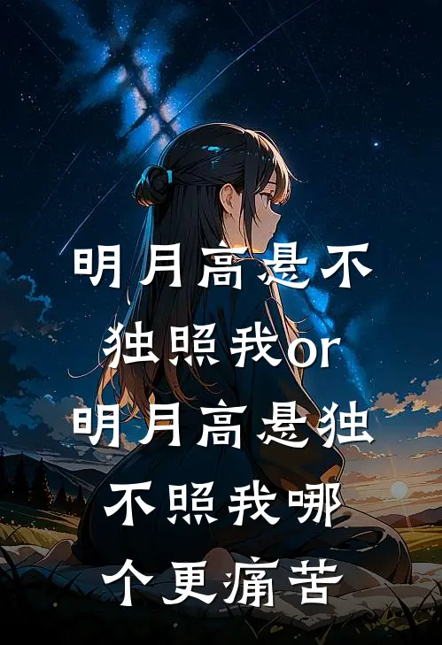 明月高悬不独照我or明月高悬独不照我哪个更痛苦