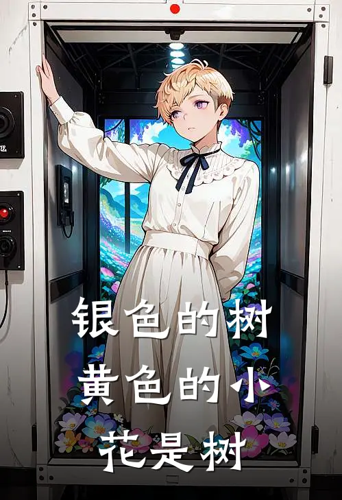 银色的树黄色的小花是树